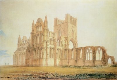 View of Whitby Abbey, c.1820 by John Chessell Buckler